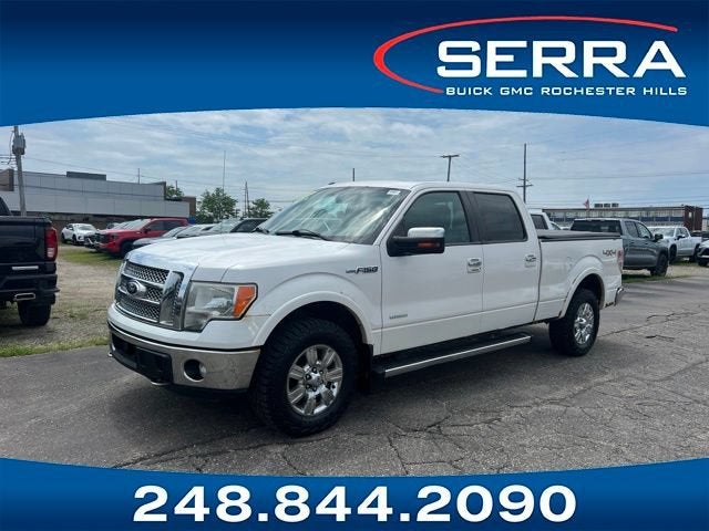 2012 Ford F-150 XL in White Platinum Me — front three-quarter view