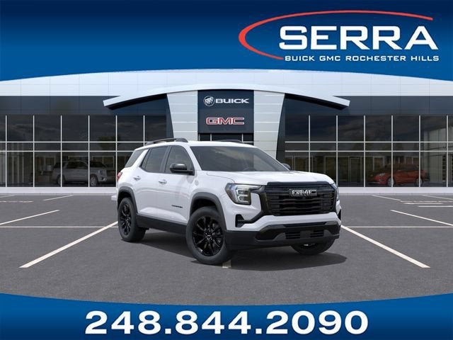 2027 GMC Terrain AWD Elevation in Summit White — front three-quarter view