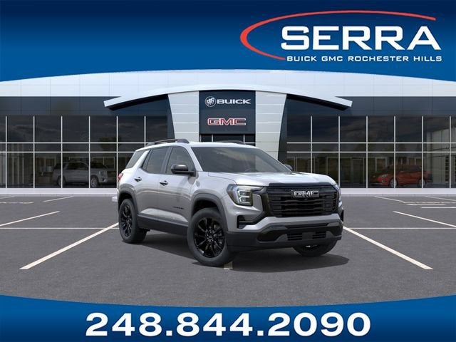 2027 GMC Terrain AWD Elevation in Sterling Metallic — front three-quarter view