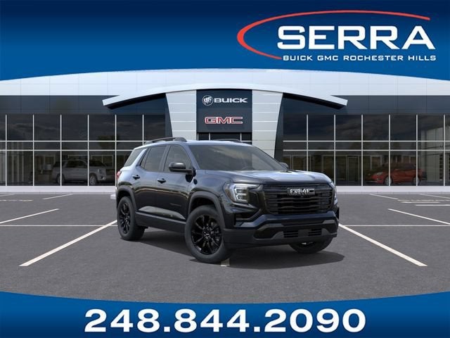2027 GMC Terrain AWD Elevation in Ebony Twilight Metallic — front three-quarter view