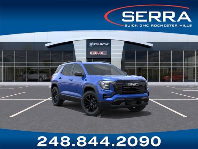 2027 GMC Terrain AWD Elevation in Rapids Metallic — front three-quarter view