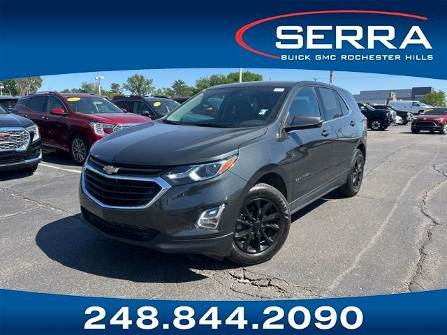 2019 Chevrolet Equinox LT in Nightfall Gray Metallic — front three-quarter view