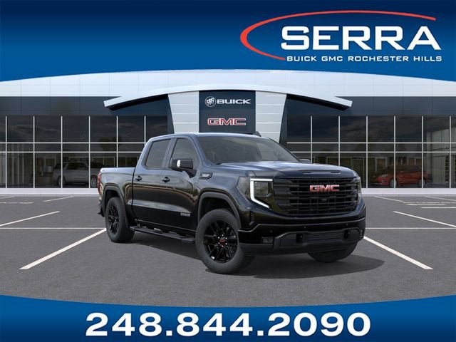 2026 GMC Sierra 1500 Elevation in Onyx Black — front three-quarter view