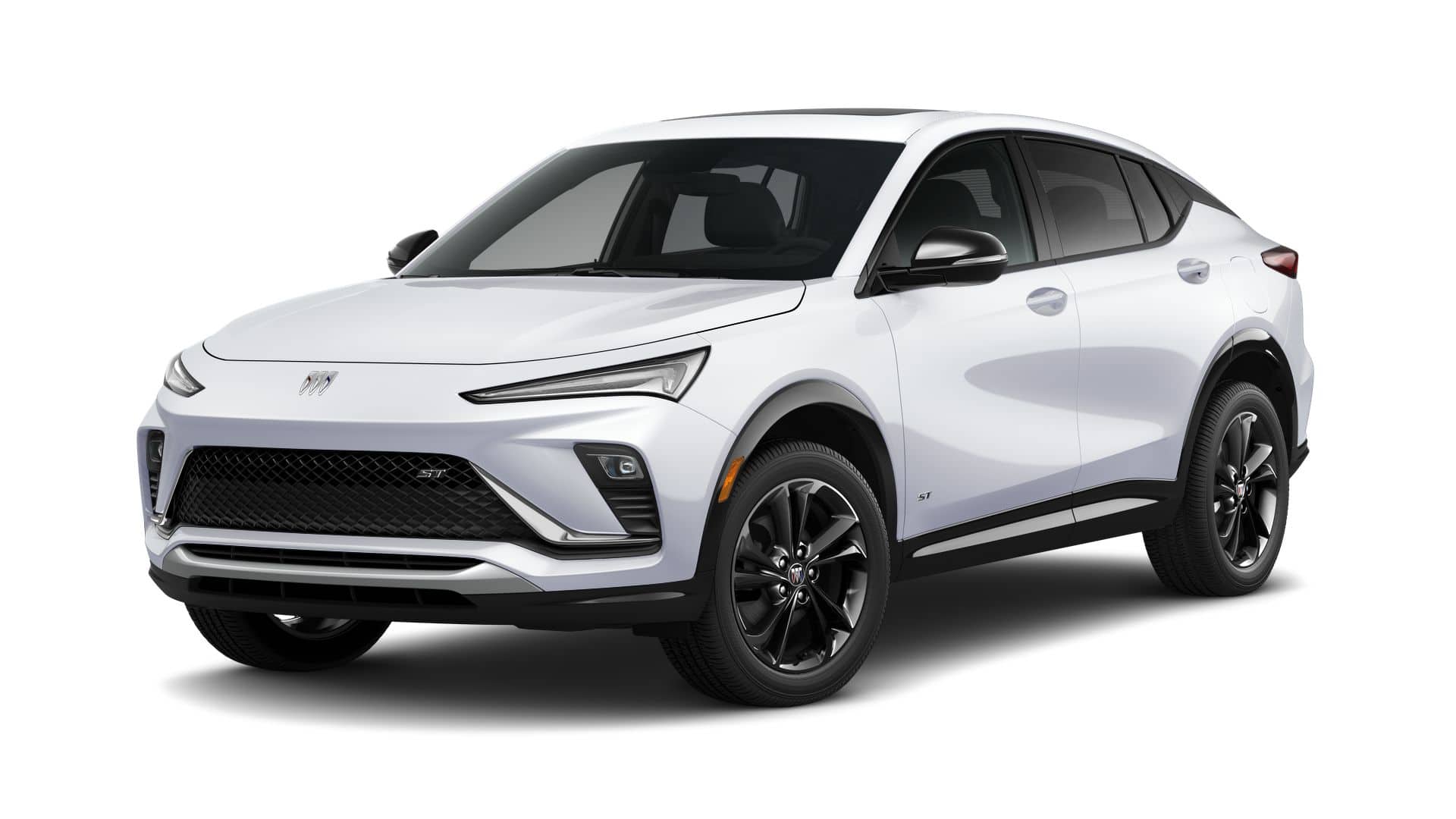 2026 Buick Envista Sport Touring in Summit White — front three-quarter view
